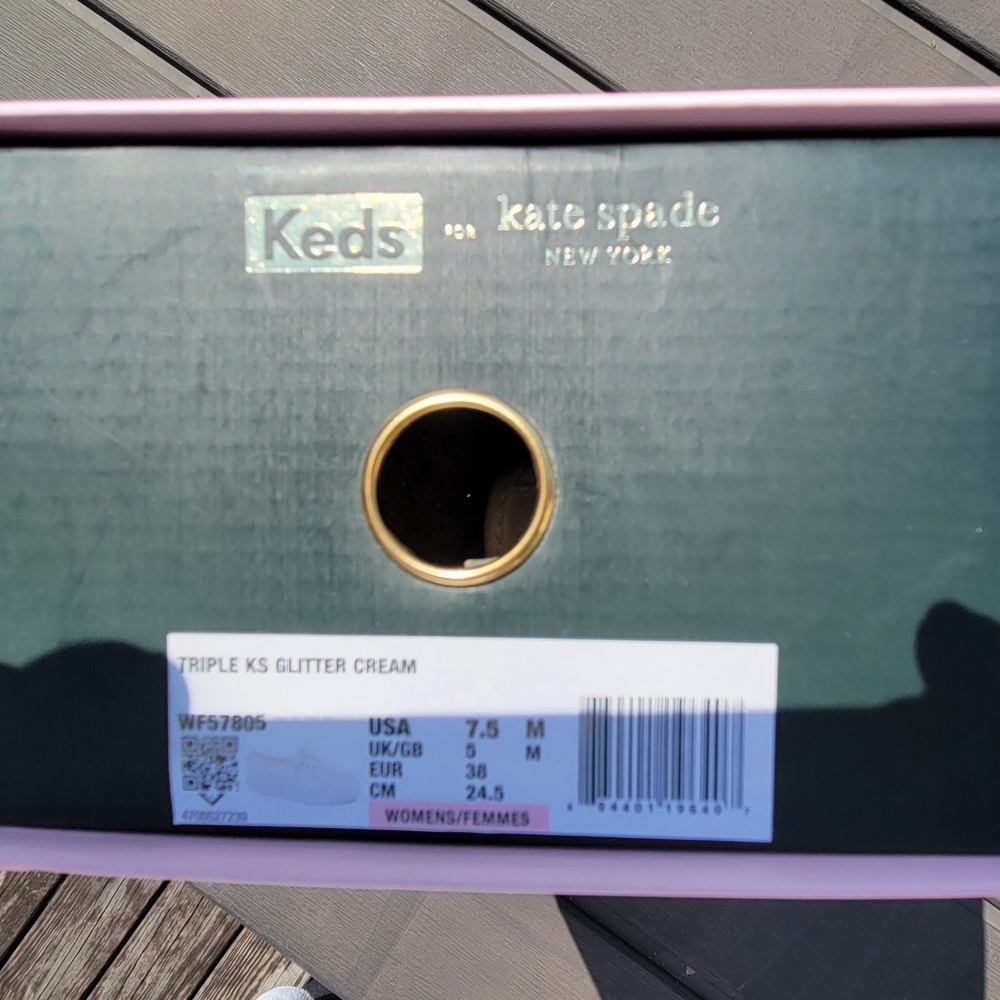 NIB Kate Spade Glitter Keds